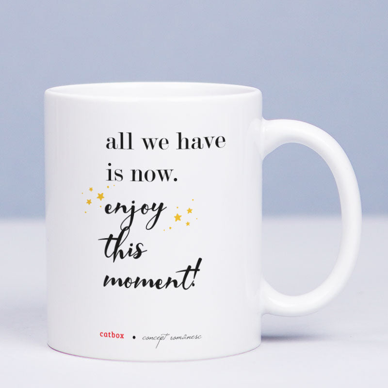 Cana cadou pentru colege si prietene - Enjoy the Moment