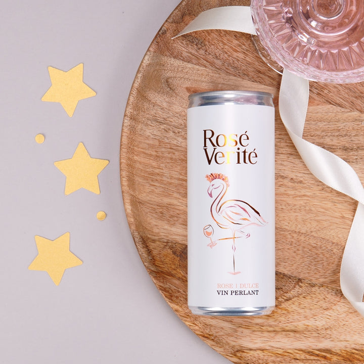 Vin spumant roze perlant