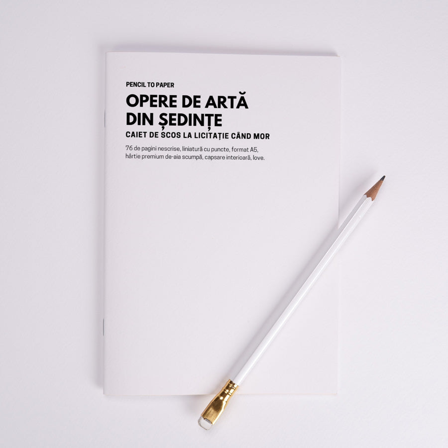 Opere de arta din sedinte. Caiet de scos la licitatie cand mor
