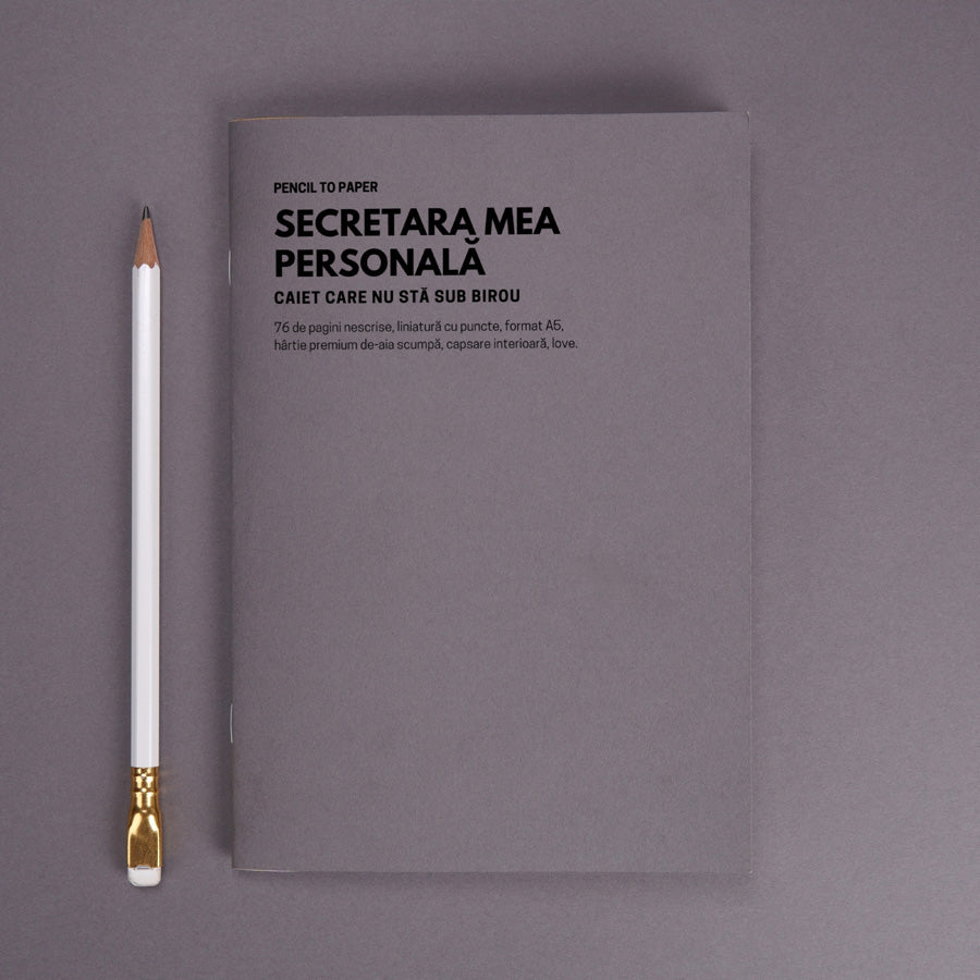 Secretara mea personala. Caiet care nu sta sub birou