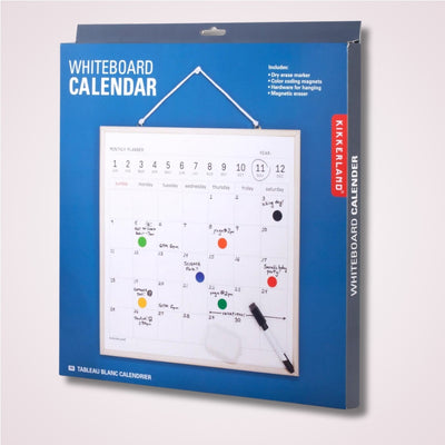 Planner calendar de perete whiteboard cu marker inclus - in cutie