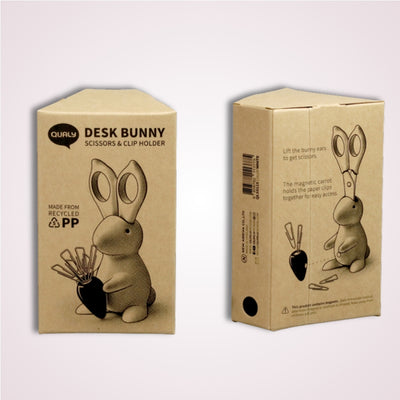 Cutie Suport de birou pentru foarfeca si agrafe - Desk Bunny