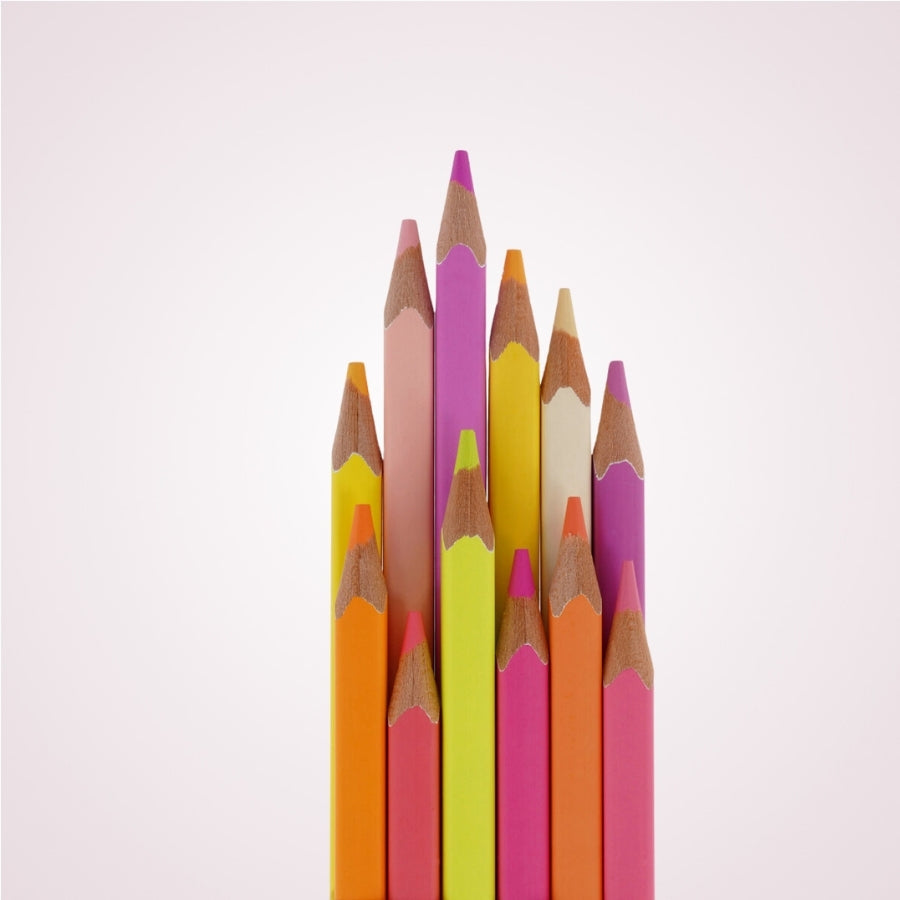 Set 12 creioane colorate pastel - Sunset - detaliu