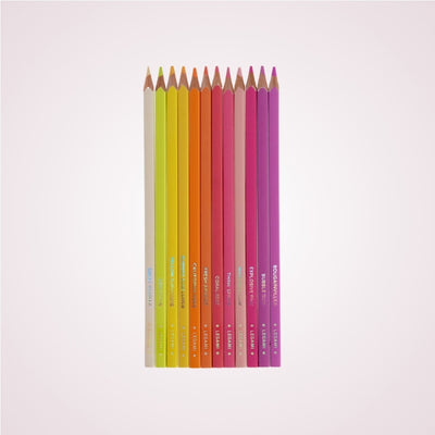 Set 12 creioane colorate pastel - Sunset - fara cutie