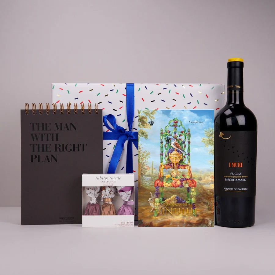 Pachet cadou de lux pentru barbati - The man with the plan - prezentare produse