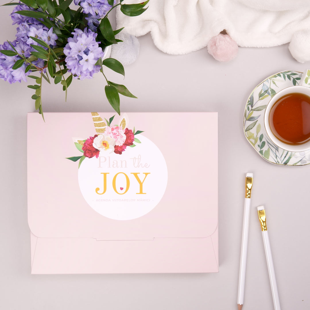 Cutie cadou pentru Agenda de sarcina Plan the Joy - Planner pentru viitoarele mamici - wonderstore