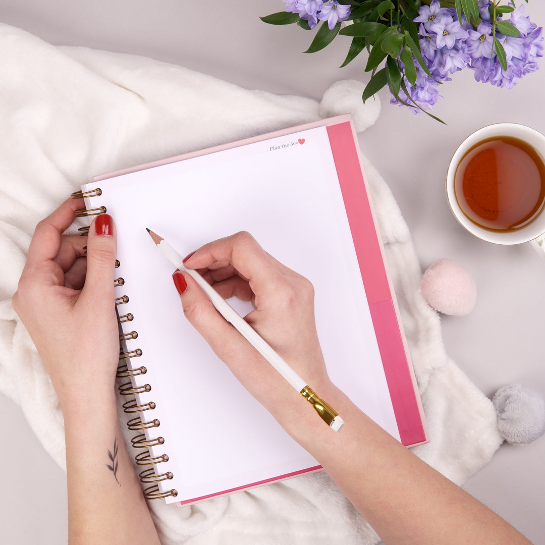 Jurnal de sarcina - Agenda de sarcina Plan the Joy - Planner pentru viitoarele mamici - wonderstore