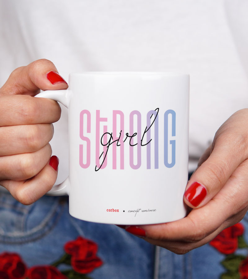 Cana cadou pentru femei - Strong Girl - wonderstore