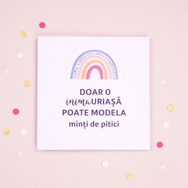 Felicitare cadou pentru educatoare sau invatatoare - Giant Heart - wonderstore