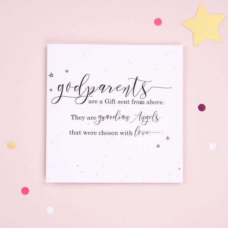 Felicitare cadou pentru nasi - Godparents Are a Gift - wonderstore
