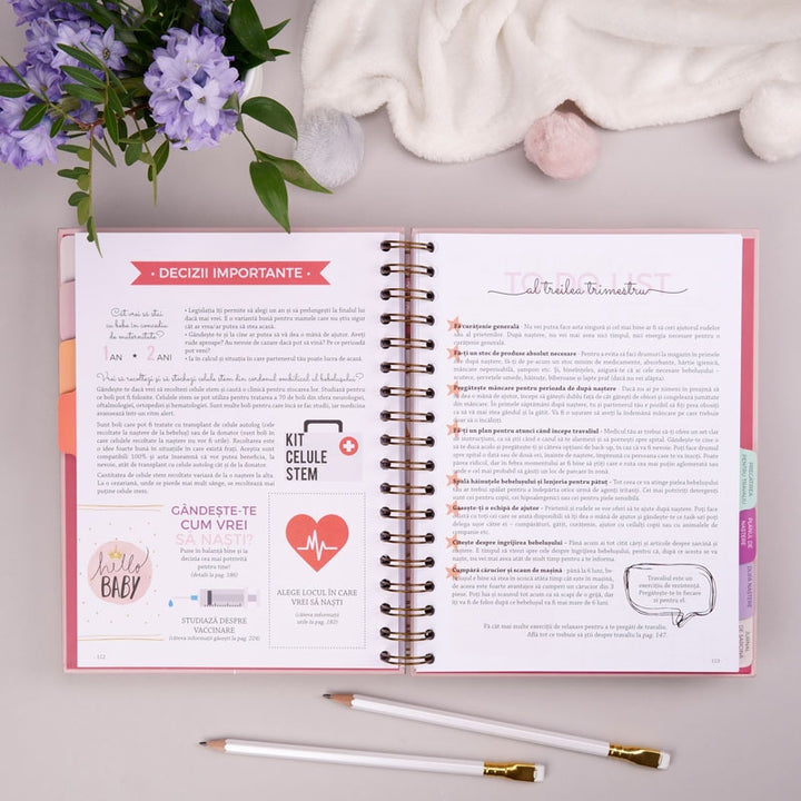 Agenda de sarcina_jurnal gravida_Plan the Joy_Lady Cozac22