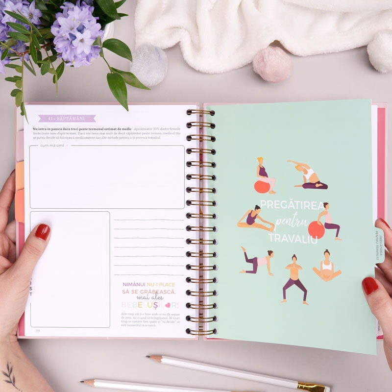 Agenda de sarcina_jurnal gravida_Plan the Joy_Lady Cozac23