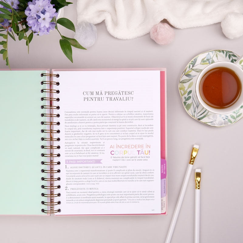 Agenda de sarcina_jurnal gravida_Plan the Joy_Lady Cozac24
