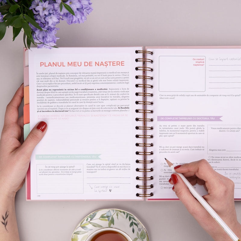 Agenda de sarcina_jurnal gravida_Plan the Joy_Lady Cozac33
