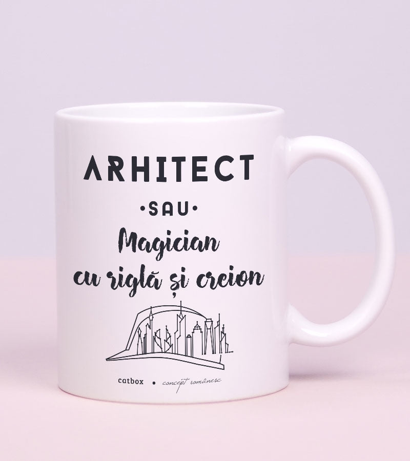 Cadou pentru arhitecti - Cana - Blueprint Magician_catbox_1