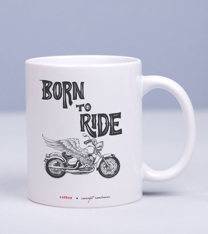 Cadou pentru motociclisti - Cana personalizata - Wild and Free_catbox_1