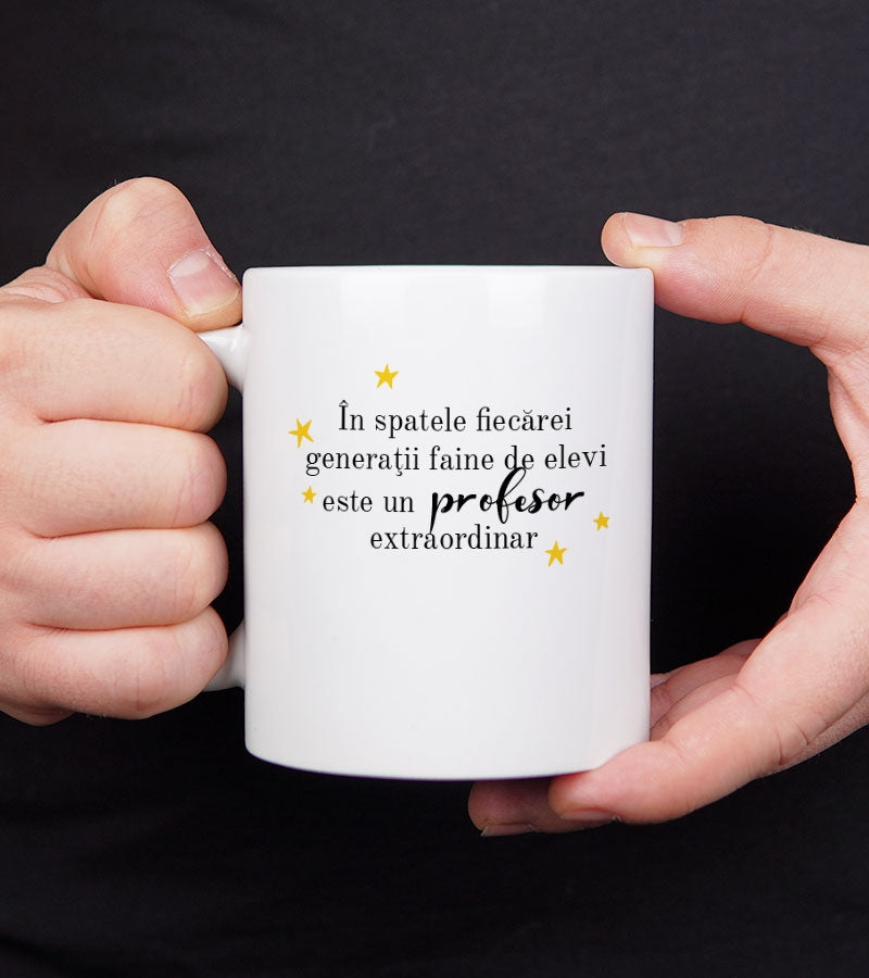 Cadou pentru diriginte - Cana personalizata - Role model 2