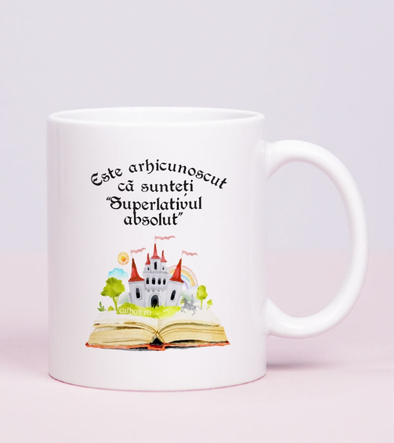 Cana cadou pentru profesori - Profa de romana 1