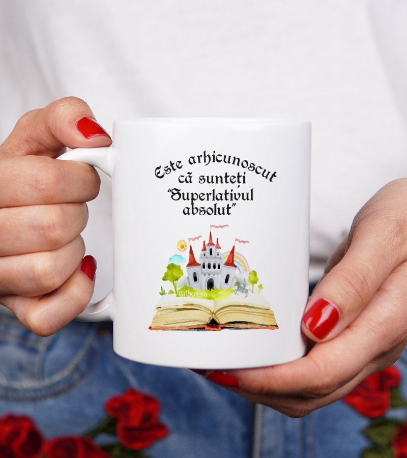 Cana cadou pentru profesori - Profa de romana 2