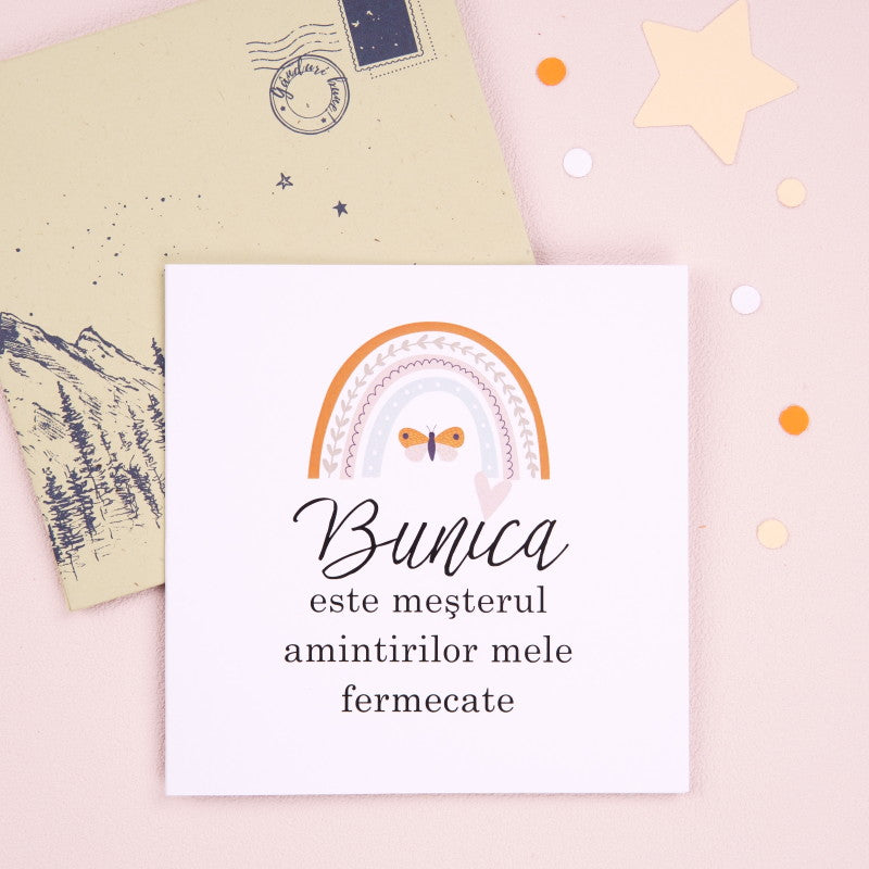 Felicitare cu plic cadou pentru bunica - Magic Memories - wonderstore