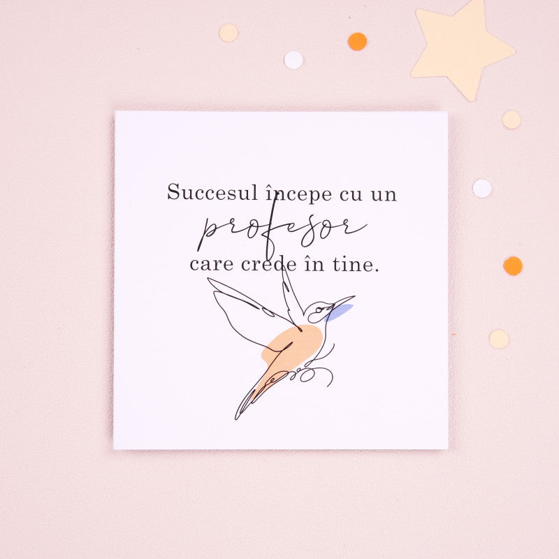 Felicitare cadou pentru profesori - Best Teacher - wonderstore