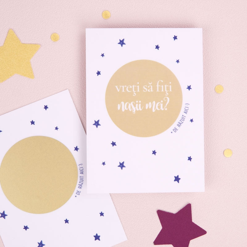 Magnet razuibil cu surprize pentru nasii de botez - Vreti sa fiti nasii mei 1