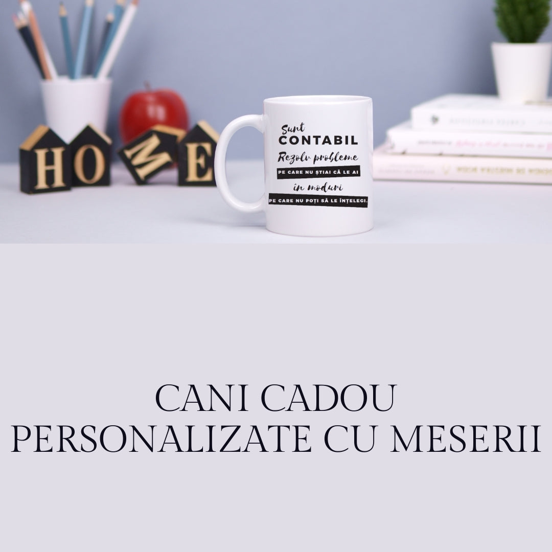 Cani cadou personalizate cu meserii