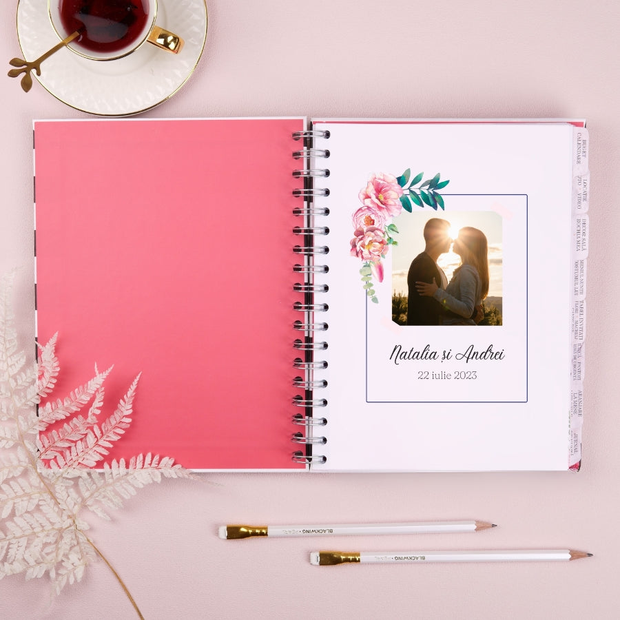 Agenda de nunta Wedding Planner Lady Cozac. Ghid de organizare a nuntii. Agenda miresei 