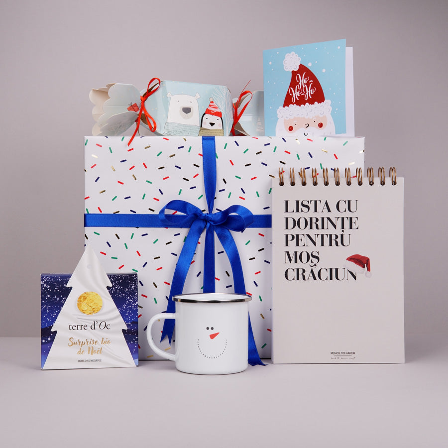 Cadou Secret Santa pentru colegii de birou - Pachet de Craciun - XMas Chill - prezentare produse