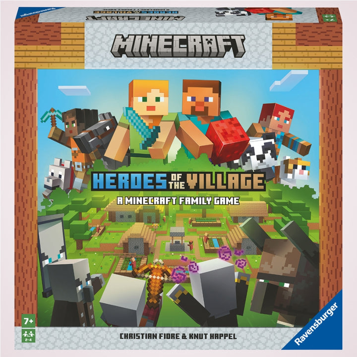 Cadou pentru copii peste 7 ani. Joc Minecraft Heroes of the Village, include limba romana. Cutie