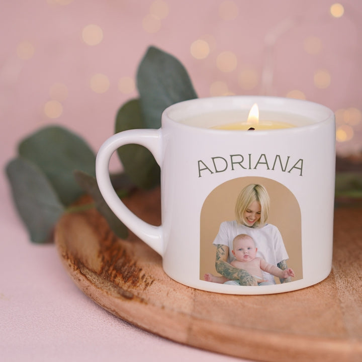 Cadou pentru mama - Lumanare parfumata in cana personalizata - Super Woman wonderstore