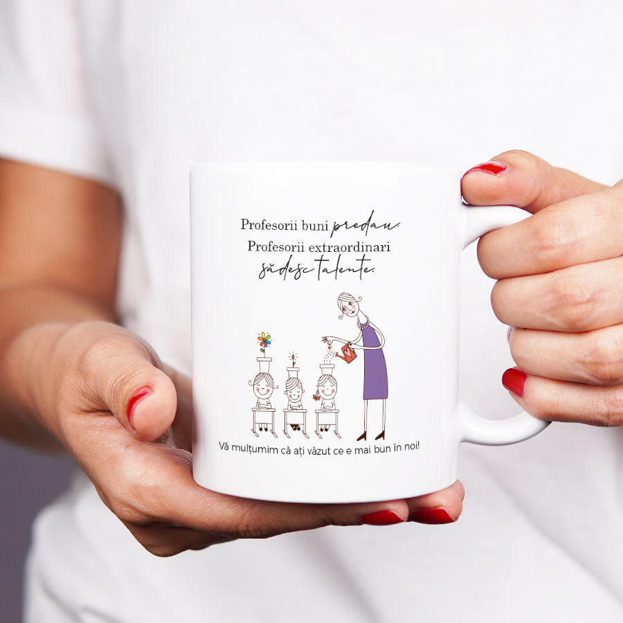 Cana personalizata cadou pentru profesoare - Inspiratie-hand