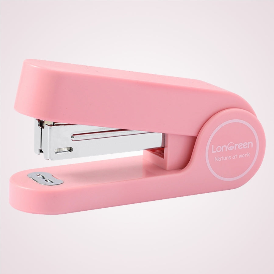 Capsator pentru 25 coli 24/6 - Roz Longreen
