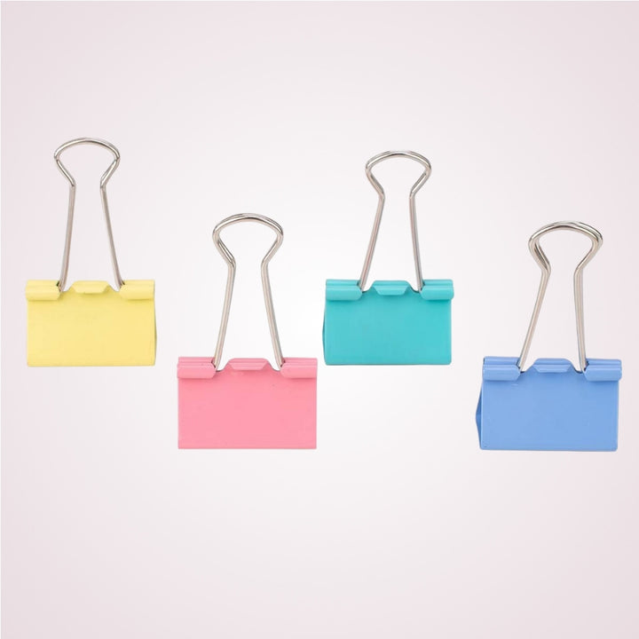 Clipsuri pentru hartie 32 mm - Color Bright - 4 culori