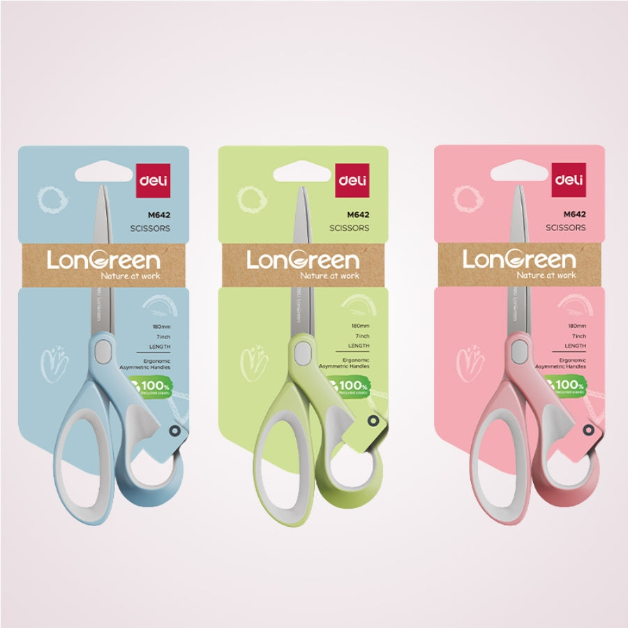 Foarfeca de birou 18 cm - Pastel Longreen