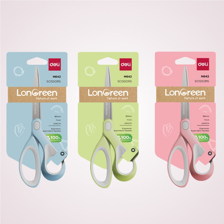 Foarfeca de birou 18 cm - Pastel Longreen