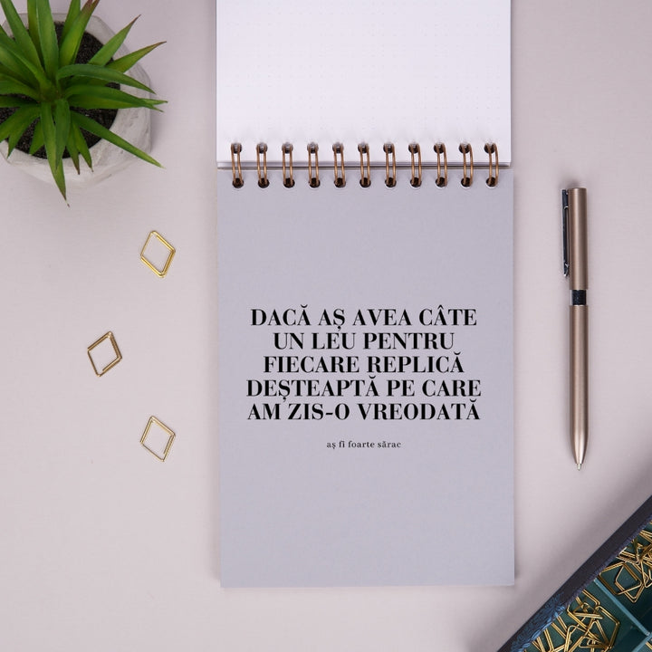 Notebook cadou pentru colegi si prieteni - Chestii destepte - despartitor 1