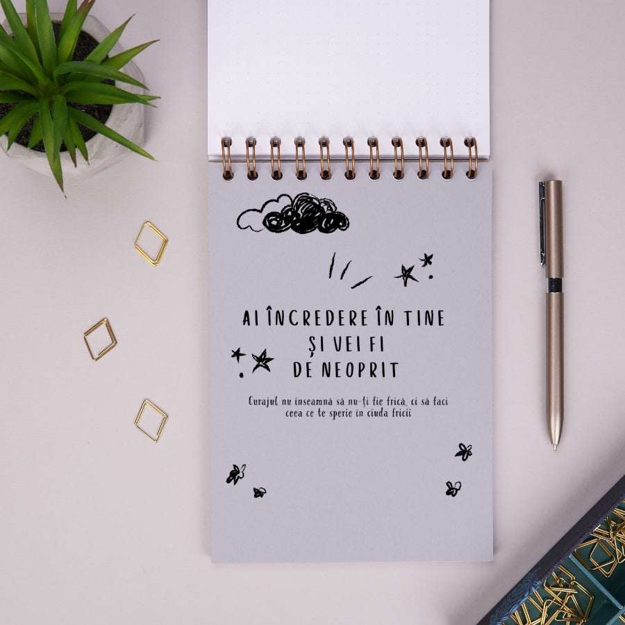 Notebook cadou pentru copii si adolescenti - Chestiile mele secrete - despartitor 1