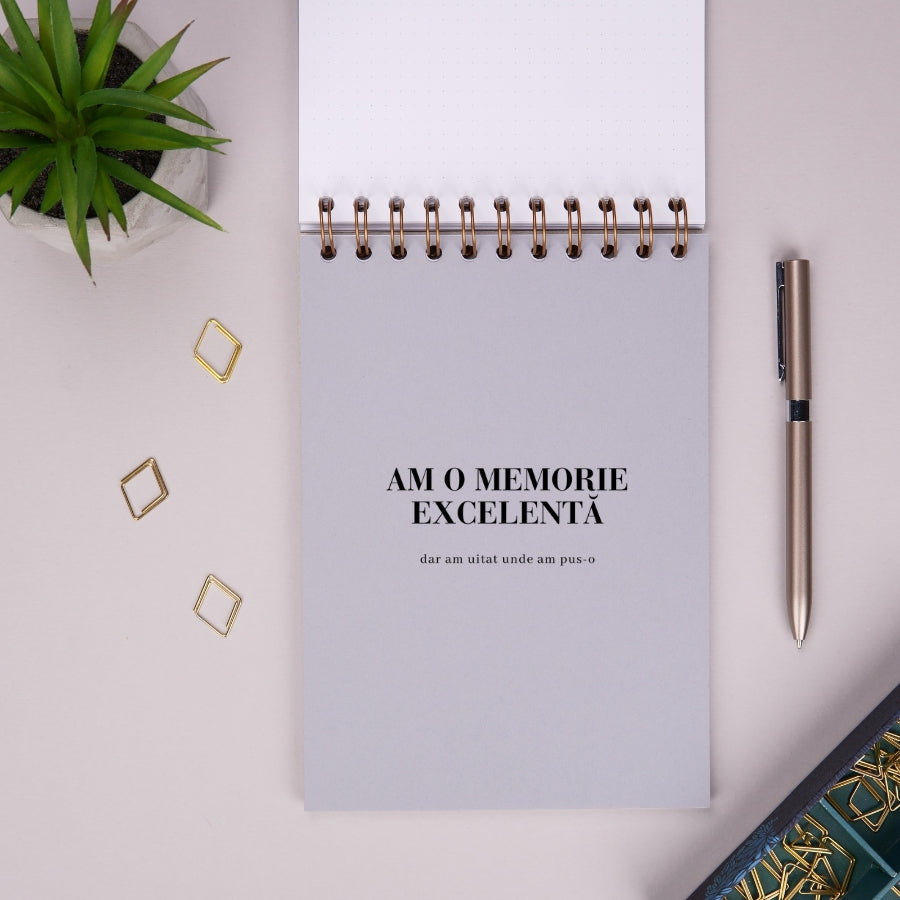 Notebook cadou pentru femei - Jurnal Chestii importante - despartitor 2