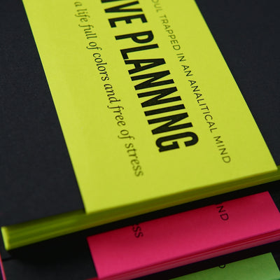 Notebook cu interior colorat wonderstore - Creative Planning - detaliu coperta