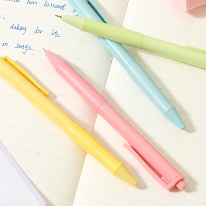 Set 4 pixuri cu mecanism, corp in 4 culori, 0.7 mm, plastic reciclat - Delicate Pastels 3