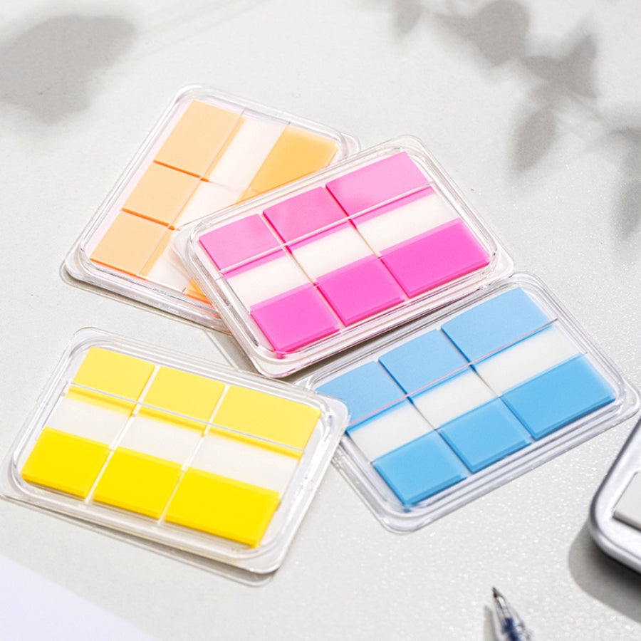 Set index adeziv din plastic diverse dimensiuni si culori - Deli 2