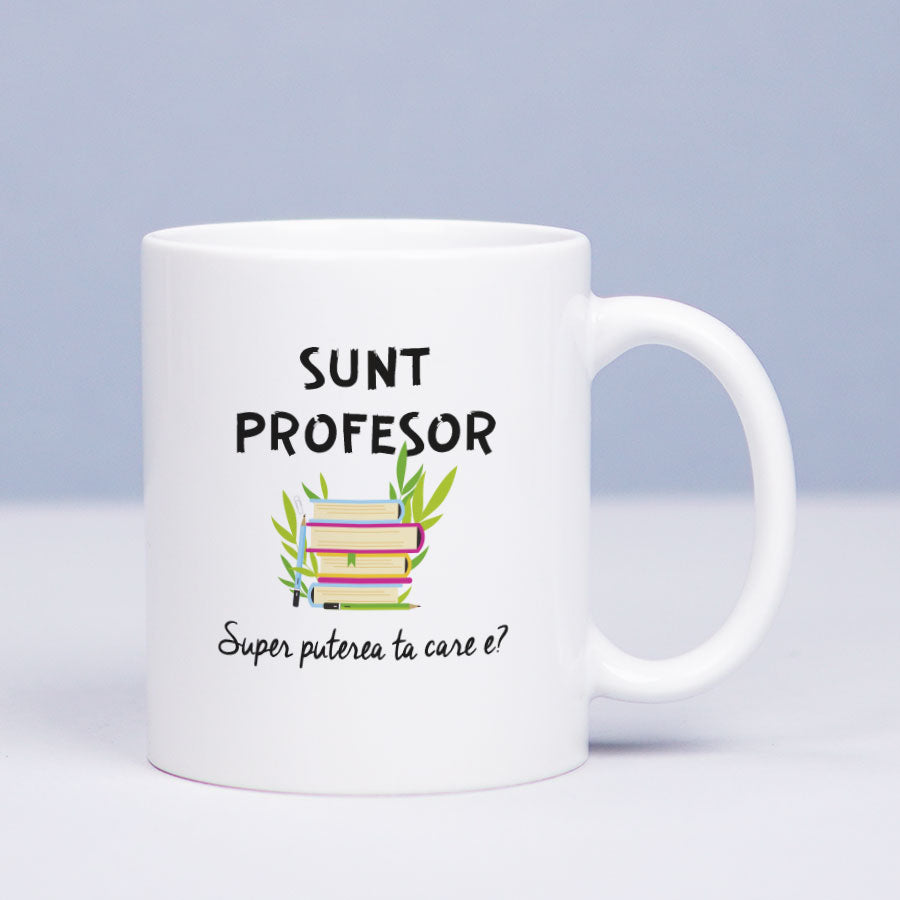 Cana personalizata cadou pentru profesorul de tehnologie - Super profesor-front