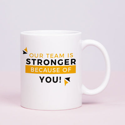 Cana cadou pentru colaboratori si angajati - Stronger because of you