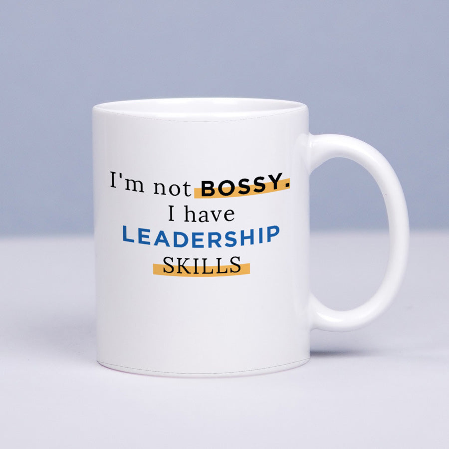 W1101216 Cana cadou amuzant pentru team leader - Leadership Skills 1