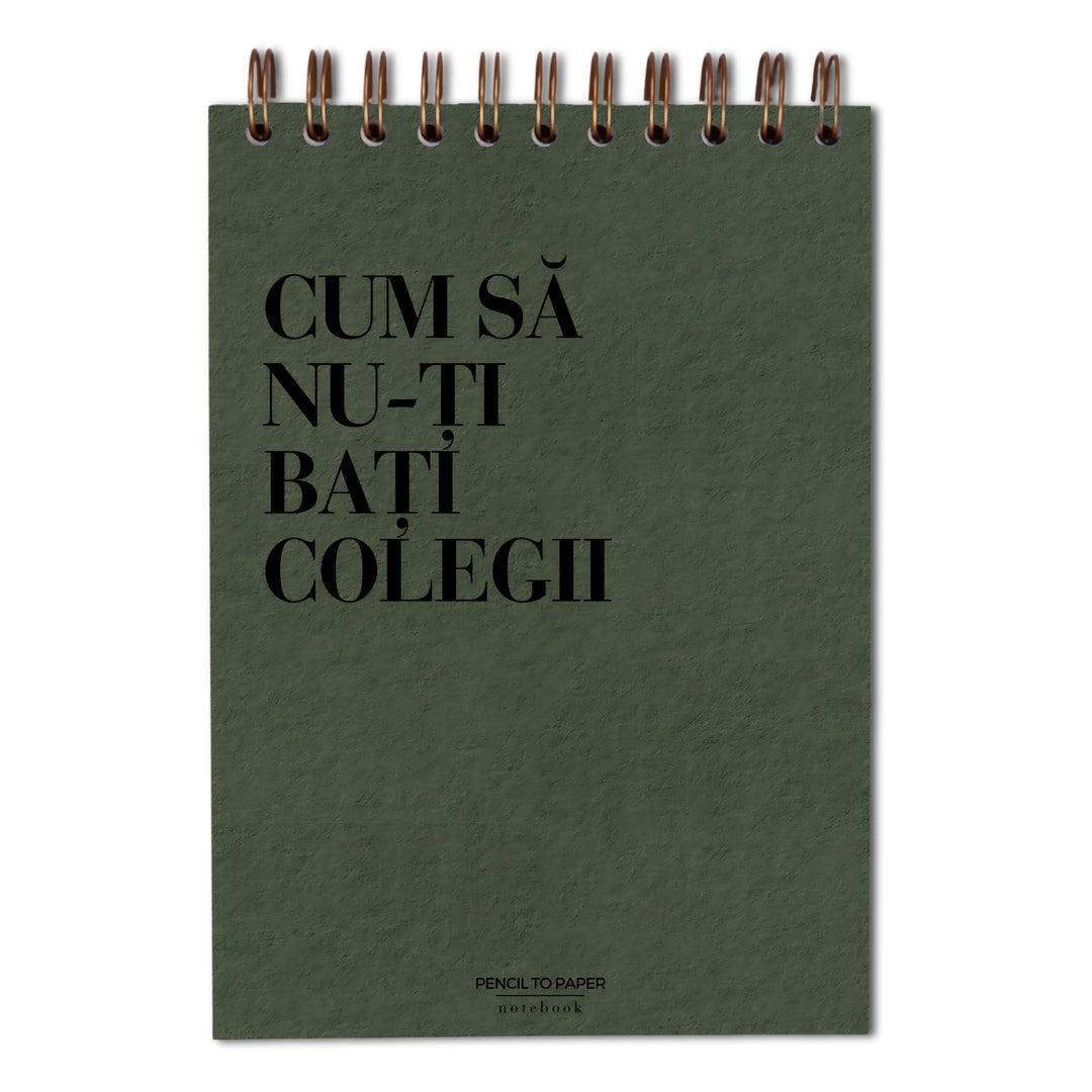 Notebook cadou amuzant pentru colegii de birou - Ganduri bune
