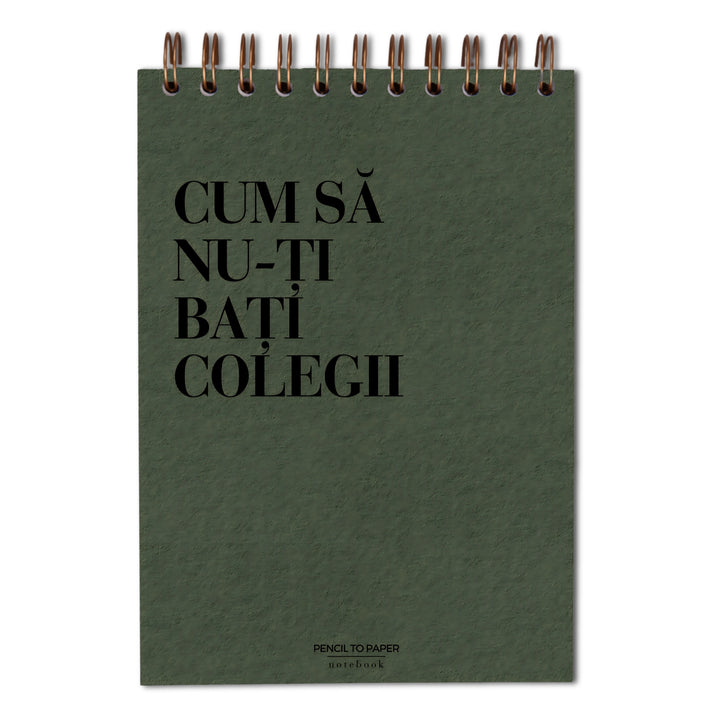 Notebook cadou amuzant pentru colegii de birou - Ganduri bune