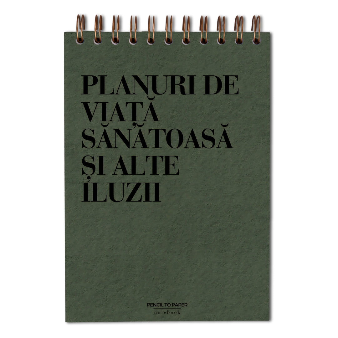 Notebook cadou pentru prieteni - Planuri utopice