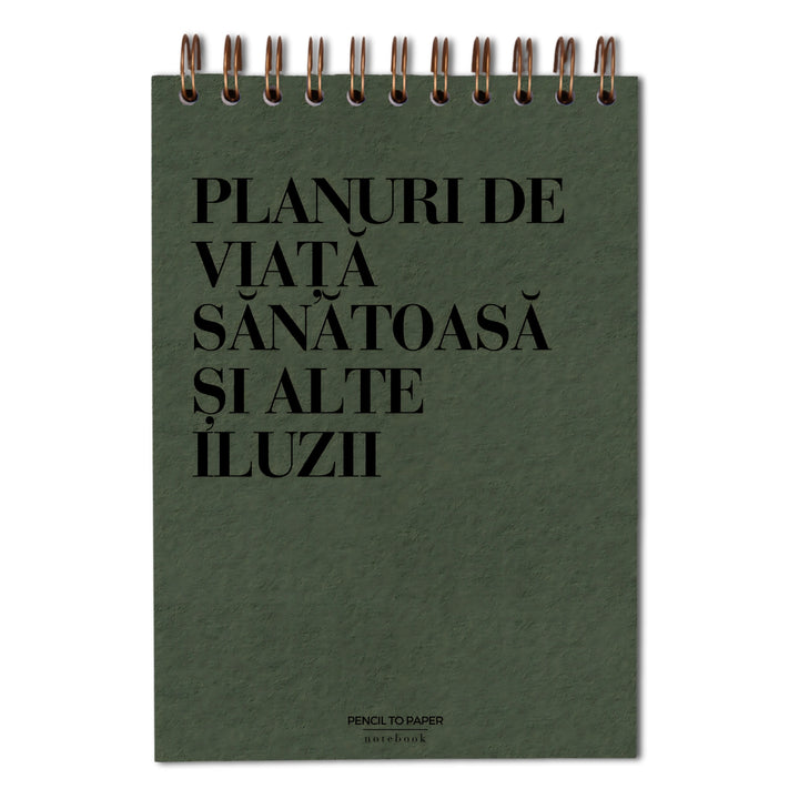 Notebook cadou pentru prieteni - Planuri utopice