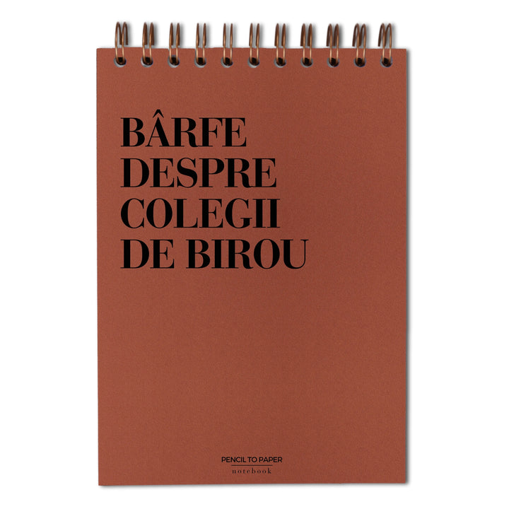 Notebook cadou amuzant pentru colegi - Discutii importante
